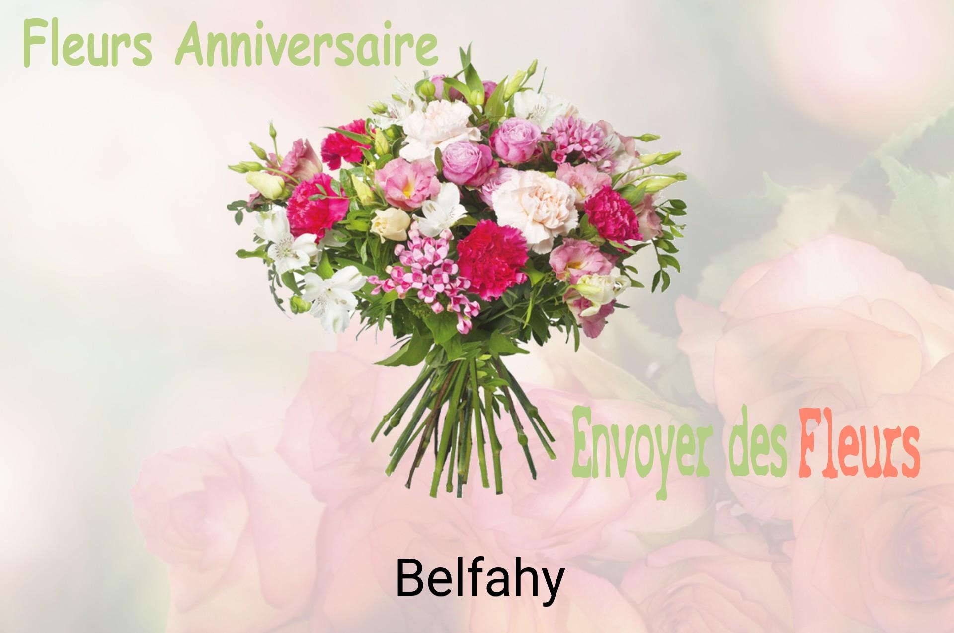 Bouquet de fleurs d’anniversaire livré à Belfahy