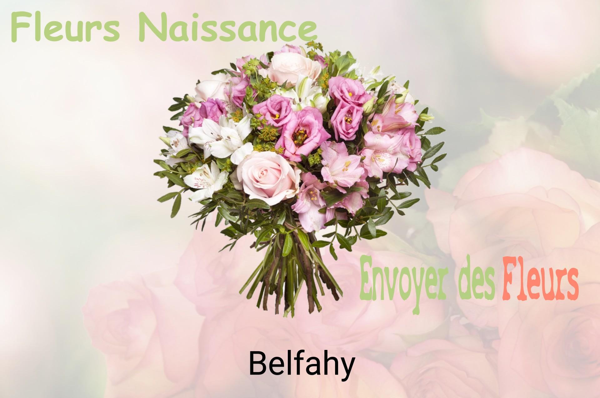Bouquet de fleurs de naissance livré à Belfahy
